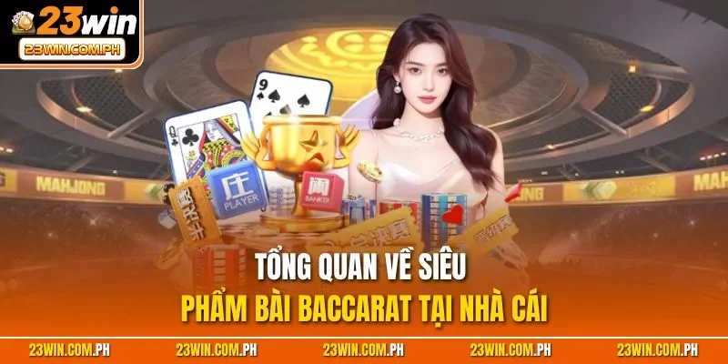 Baccarat 23WIN – Kinh Nghiệm Luôn Thắng Từ Chuyên Gia 2025 2 Tổng quan về siêu phẩm bài Baccarat tại nhà cái